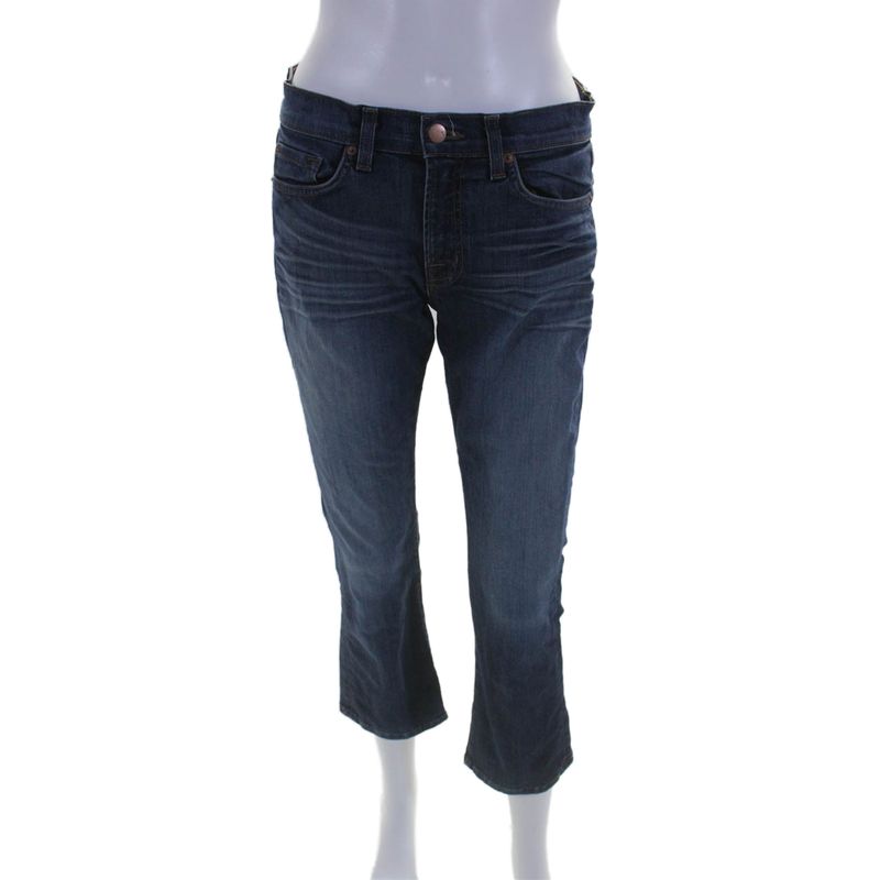 J Brand Womens Cotton Denim Five Pocket MidRise Bootcut Jeans Blue Size 27